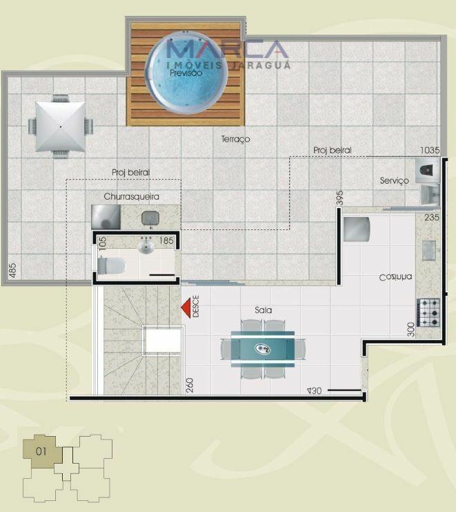 Cobertura, Dona Clara, 4 Quartos, 3 Vagas