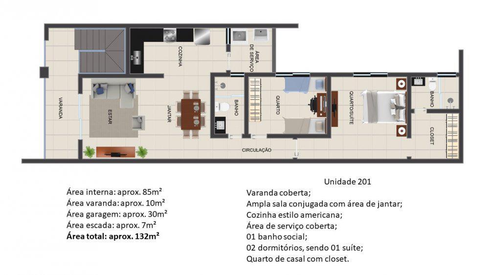 Casa, Parque Xangri-lá, 2 Quartos, 1 Vaga, 1 Suíte