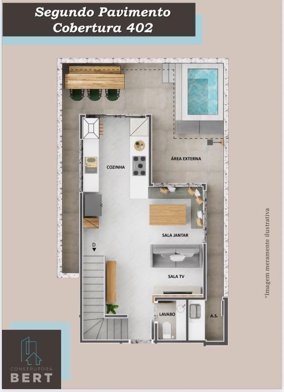 Cobertura, Itapoã, 4 Quartos, 2 Vagas, 2 Suítes