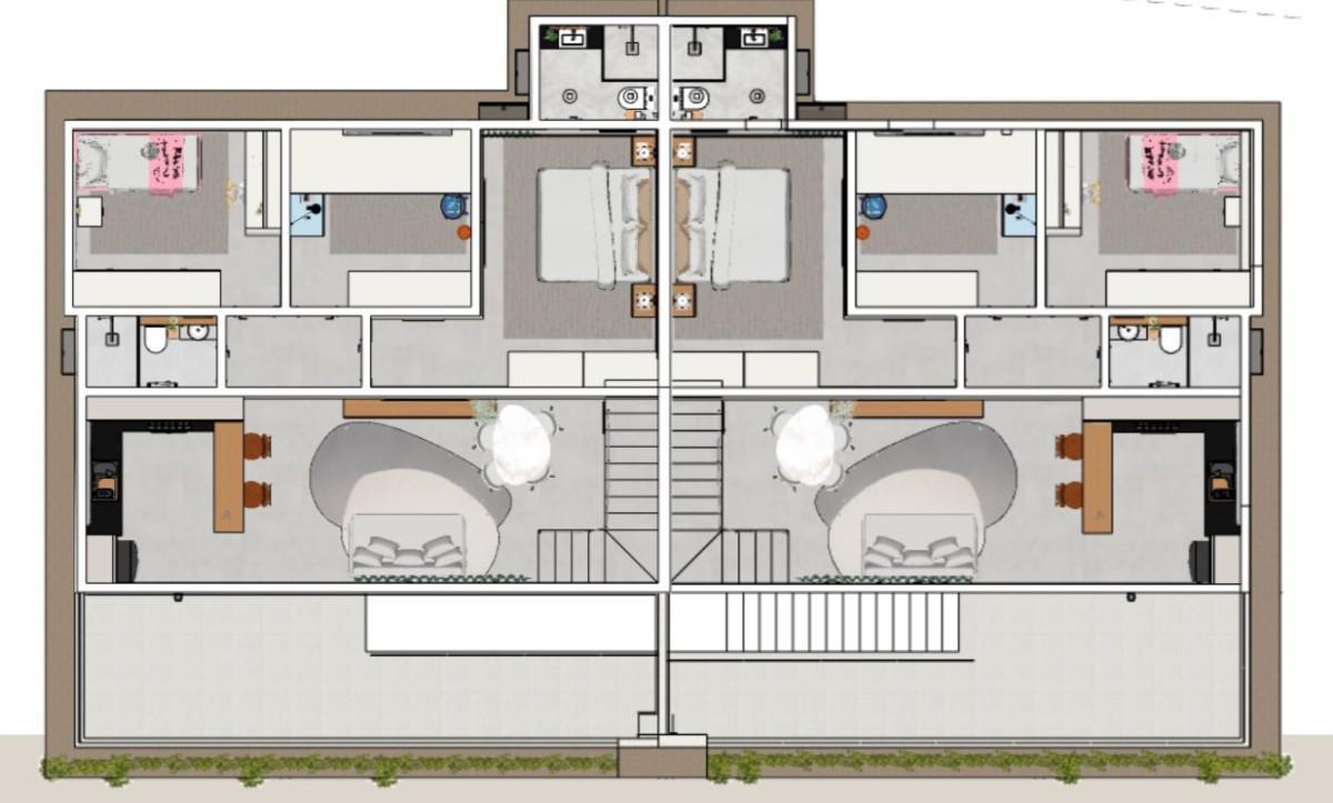 Casa, Novo Eldorado, 3 Quartos, 2 Vagas, 1 Suíte