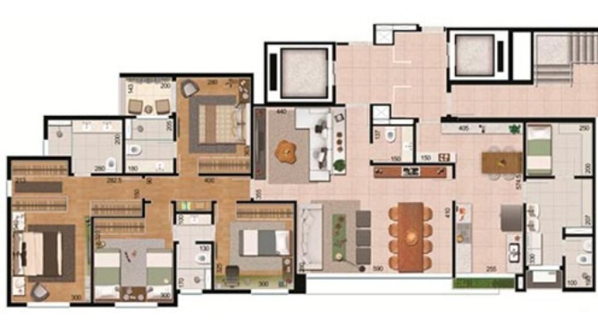 Apartamento, Vale do Sereno, 4 Quartos, 4 Vagas, 3 Suítes