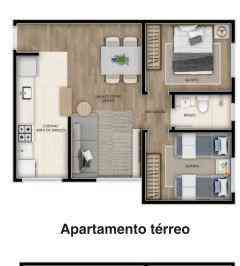 Apartamento, Monte Verde, 2 Quartos, 1 Vaga