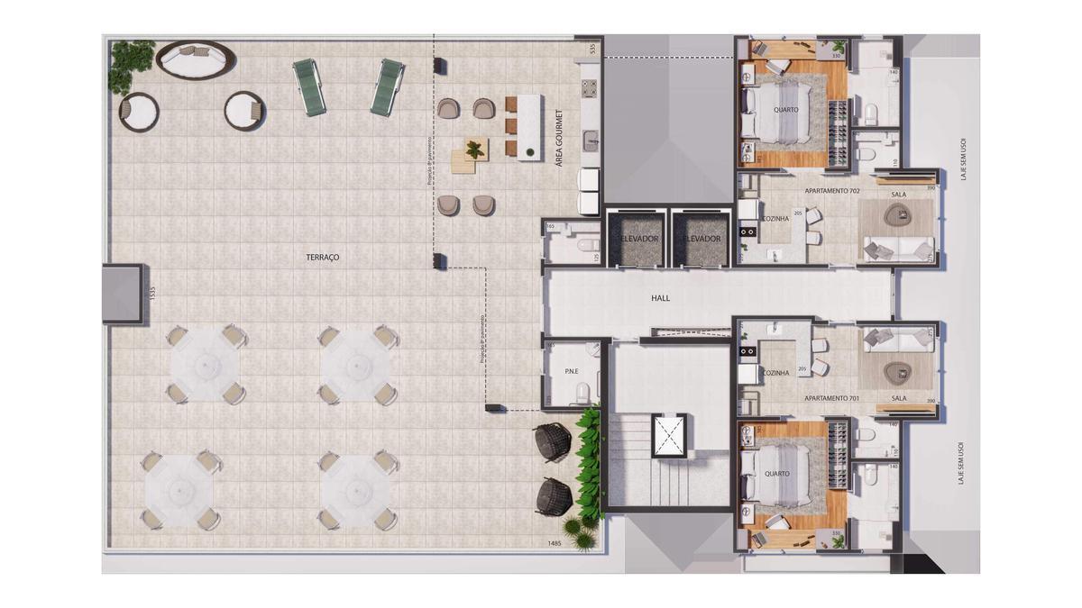 Apartamento, Ouro Preto, 1 Quarto, 1 Vaga, 1 Suíte