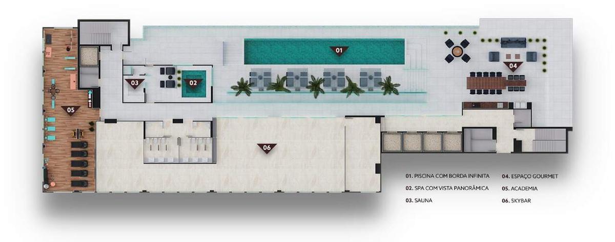 Apartamento, Estoril, 0 Quarto, 0 Vaga, 1 Suíte