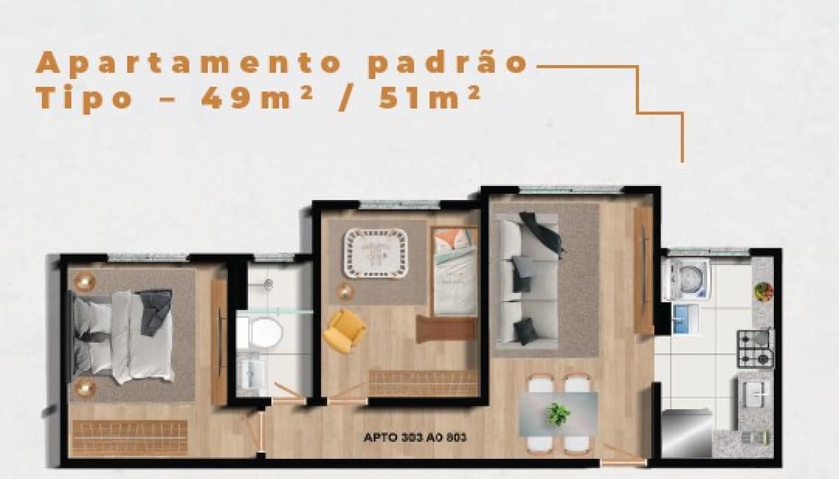 Apartamento, Gameleira, 2 Quartos, 1 Vaga