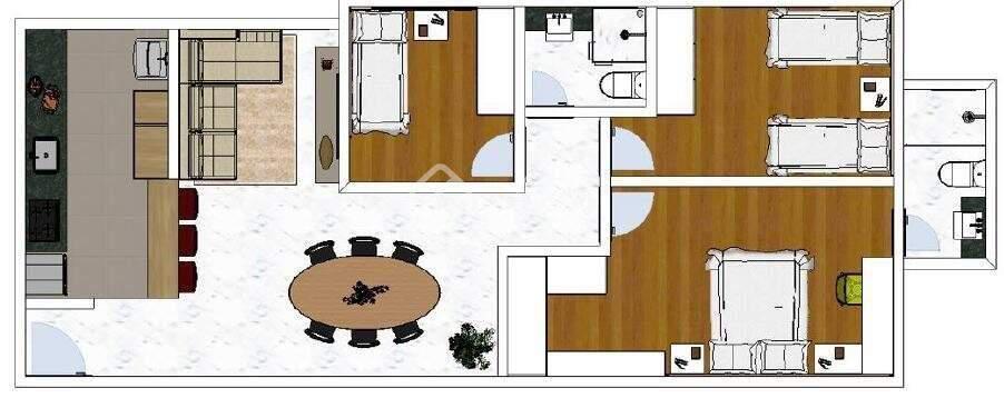 Apartamento, Sagrada Família, 3 Quartos, 2 Vagas, 1 Suíte