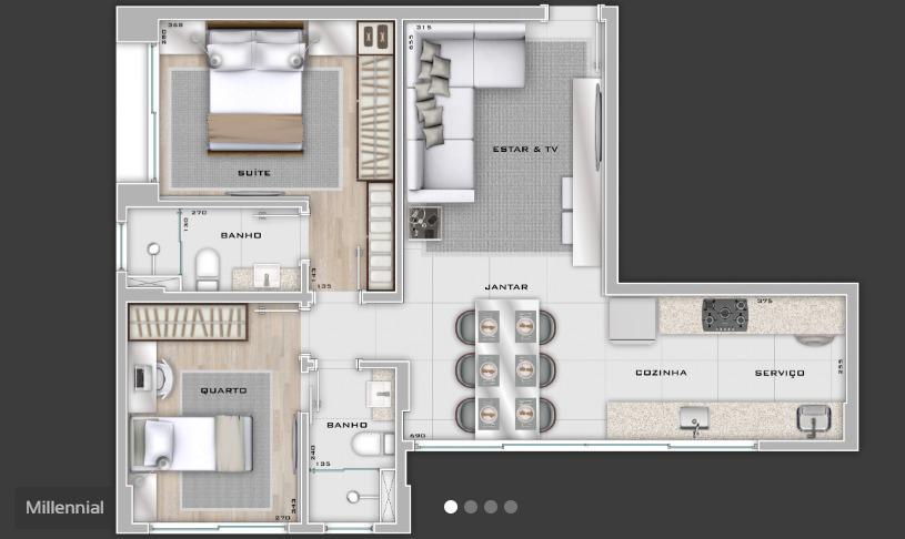 Apartamento, Anchieta, 2 Quartos, 2 Vagas, 1 Suíte