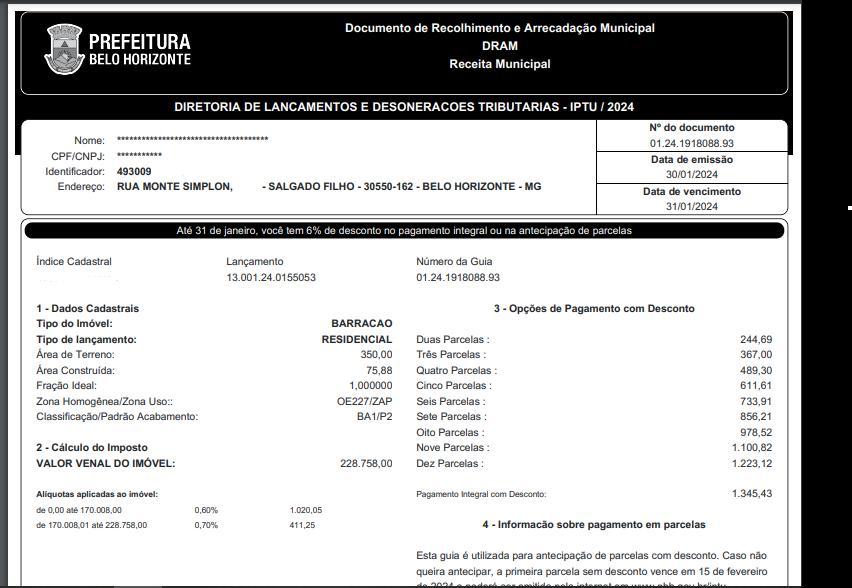 Lote, Salgado Filho, 0 Quarto, 0 Vaga