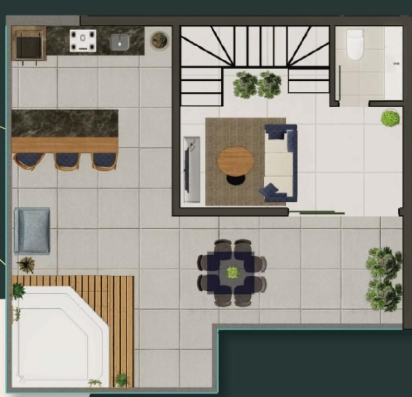 Cobertura, Serra, 2 Quartos, 2 Vagas, 2 Suítes