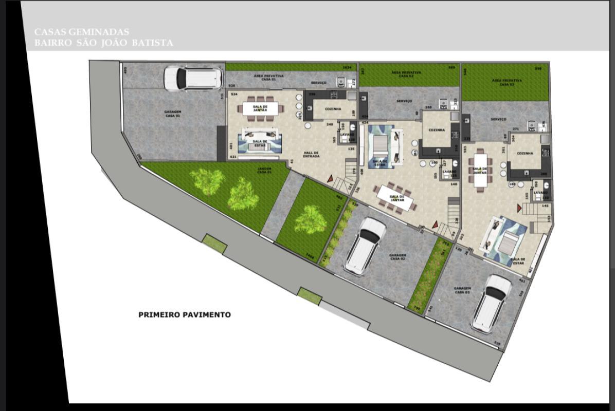 Casa, Fernão Dias, 3 Quartos, 4 Vagas, 1 Suíte