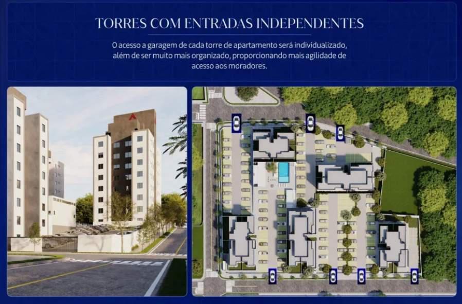 Apartamento, Boa Esperança, 2 Quartos, 1 Vaga