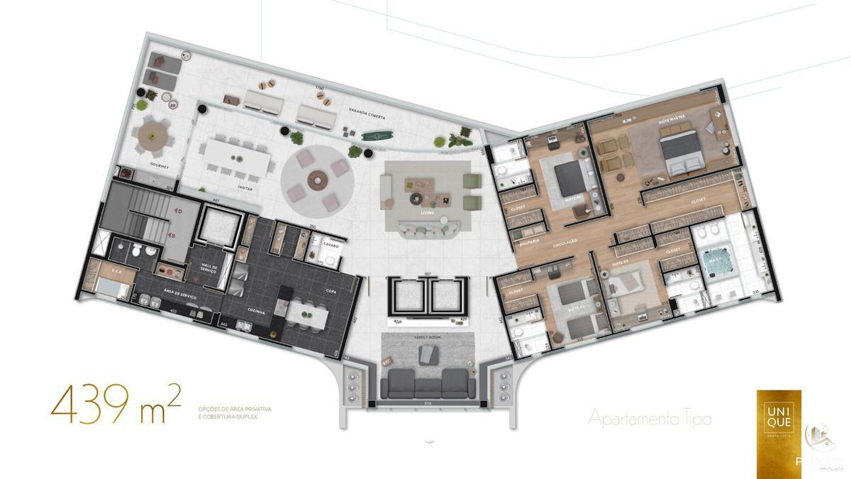 Apartamento, Santa Lúcia, 4 Quartos, 8 Vagas, 3 Suítes
