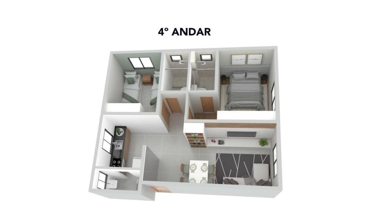 Apartamento, Araguaia, 2 Quartos, 1 Vaga, 1 Suíte