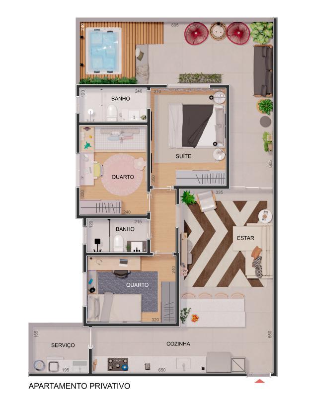 Apartamento, Itapoã, 3 Quartos, 2 Vagas, 1 Suíte