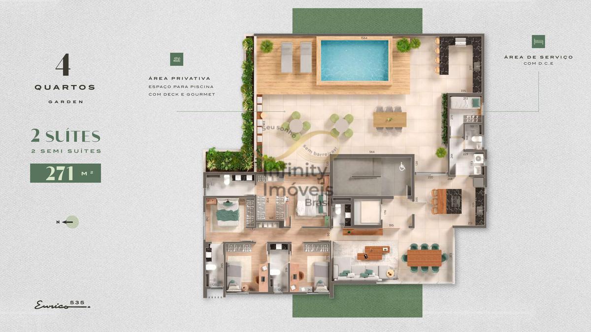 Apartamento, Santo Antônio, 4 Quartos