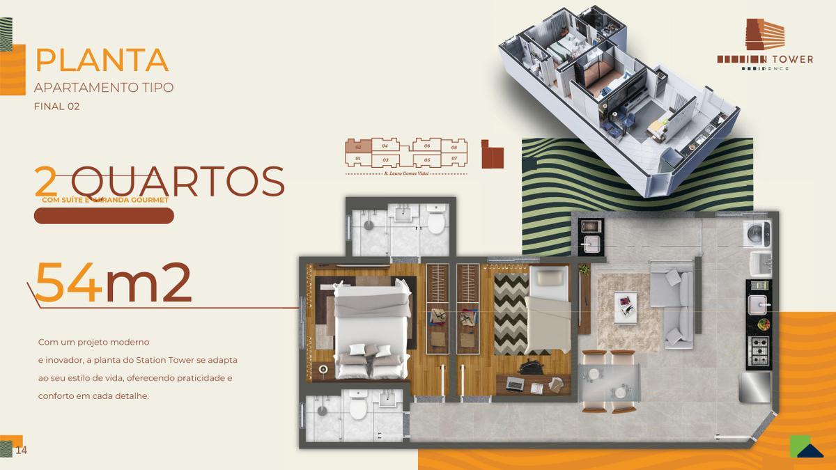 Apartamento, Fernão Dias, 2 Quartos, 1 Vaga, 1 Suíte