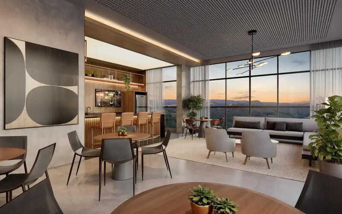Apartamento, Belvedere, 1 Quarto, 1 Vaga, 1 Suíte