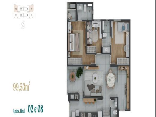 Apartamento, Vila da Serra, 4 Quartos, 3 Vagas, 2 Suítes