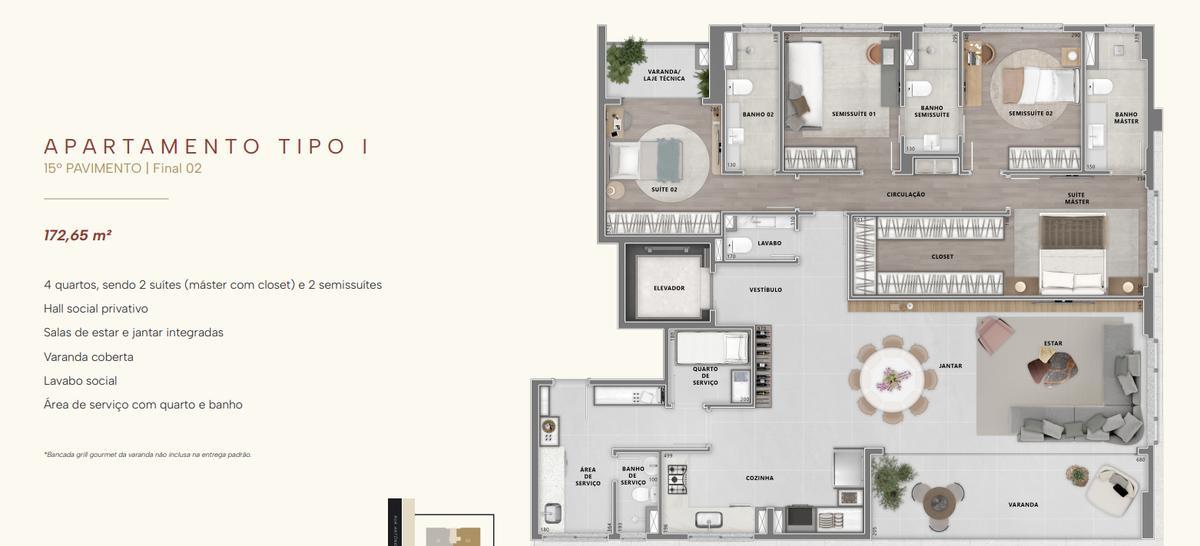 Apartamento, Lourdes, 4 Quartos, 3 Vagas, 3 Suítes