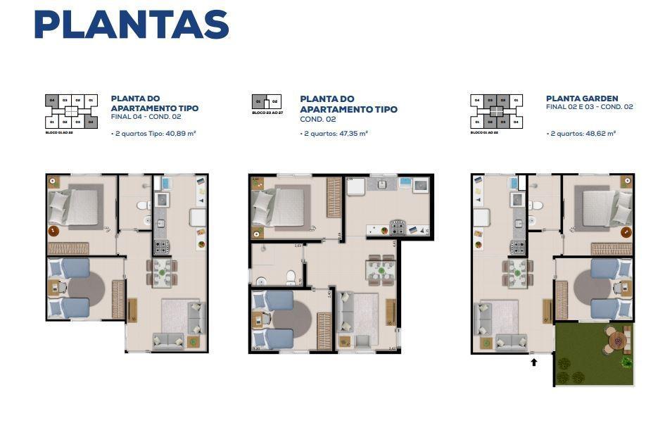 Apartamento, São Pedro, 2 Quartos, 1 Vaga