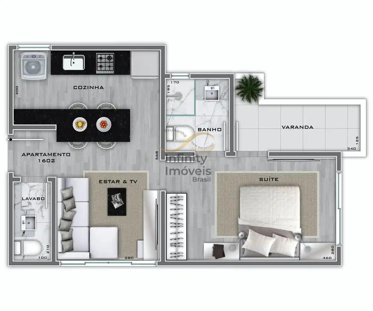 Apartamento, Lourdes, 2 Quartos