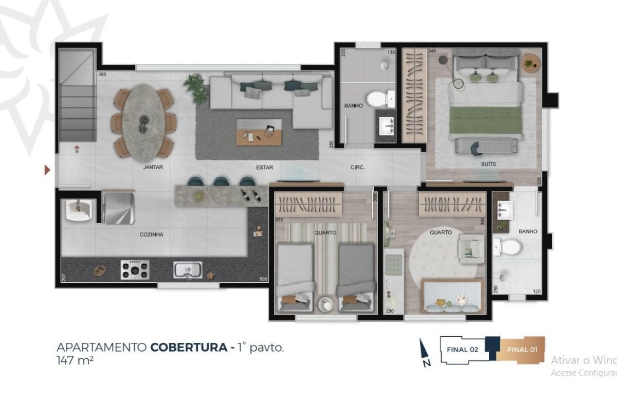 Apartamento, Prado, 4 Quartos, 2 Vagas