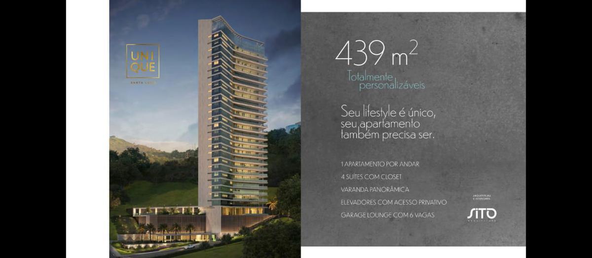 Apartamento, Santa Lúcia, 4 Quartos, 6 Vagas, 4 Suítes