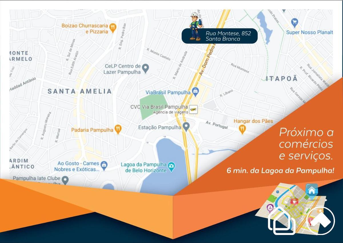 Apartamento, Santa Branca, 2 Quartos, 1 Vaga, 1 Suíte