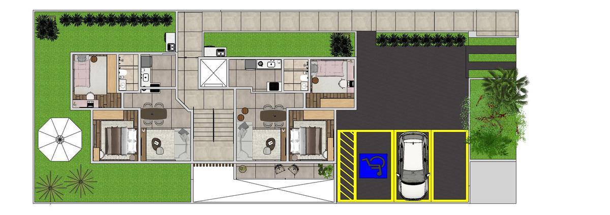Apartamento, Coqueiros, 2 Quartos, 1 Vaga