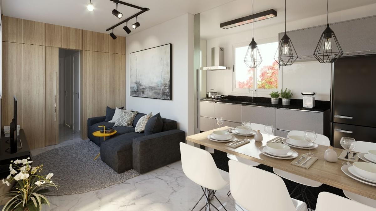 Apartamento, Caiçaras, 2 Quartos, 1 Vaga