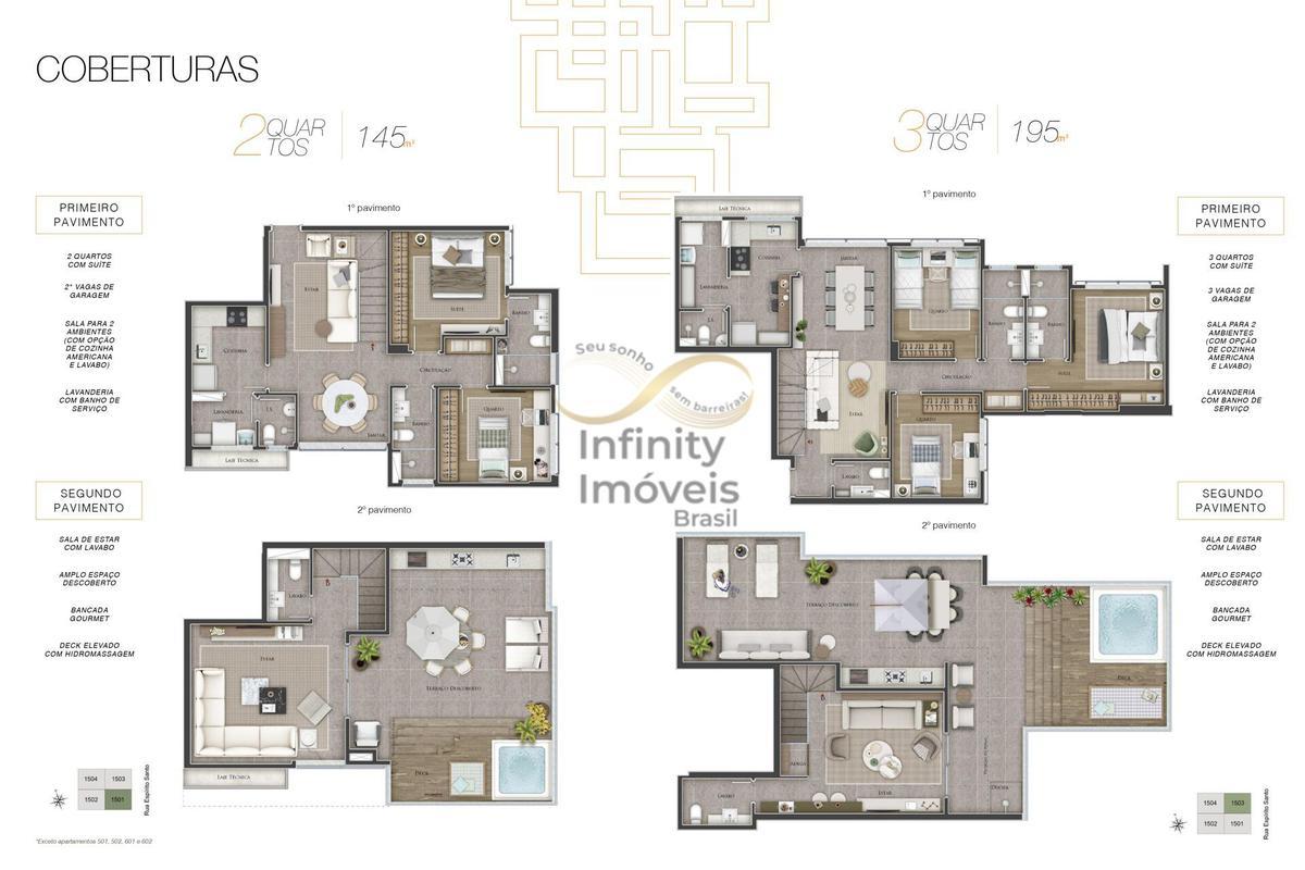 Apartamento, Lourdes, 3 Quartos