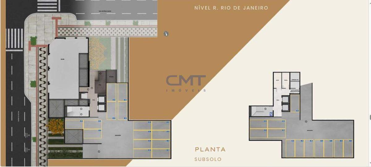 Apartamento, Lourdes, 1 Quarto, 1 Vaga, 1 Suíte