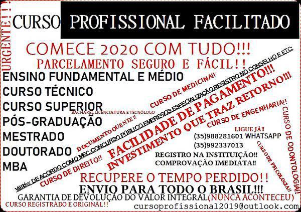 Curso Profissional 2020