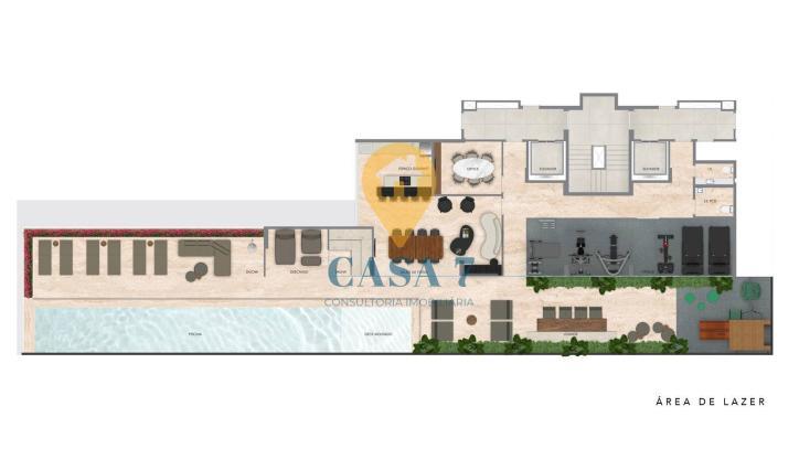 Apartamento, Carmo, 2 Quartos, 0 Vaga, 2 Suítes