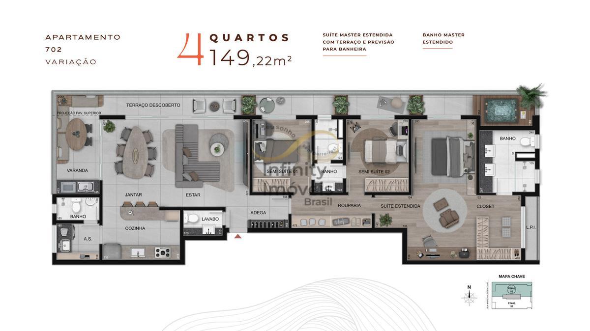 Apartamento, Gutierrez, 4 Quartos