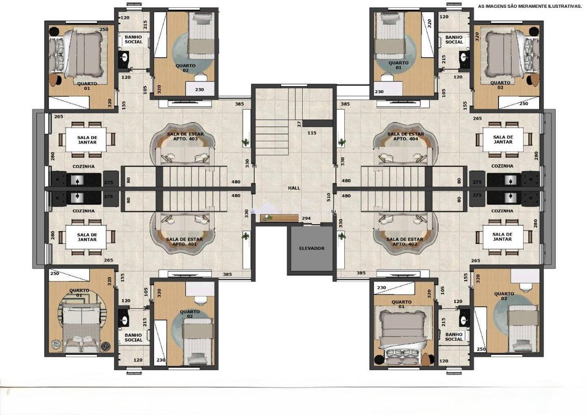 Apartamento, Santa Mônica, 3 Quartos, 1 Vaga, 1 Suíte