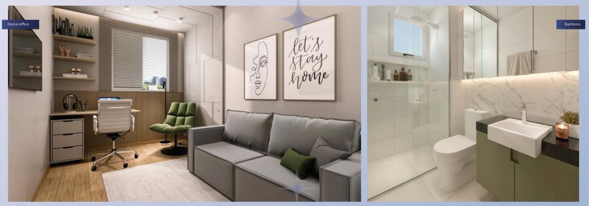 Apartamento, Centro, 2 Quartos, 1 Vaga