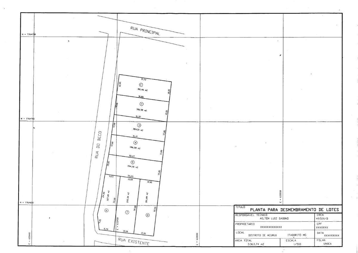 Lote, Acurui, 0 Quarto, 0 Vaga