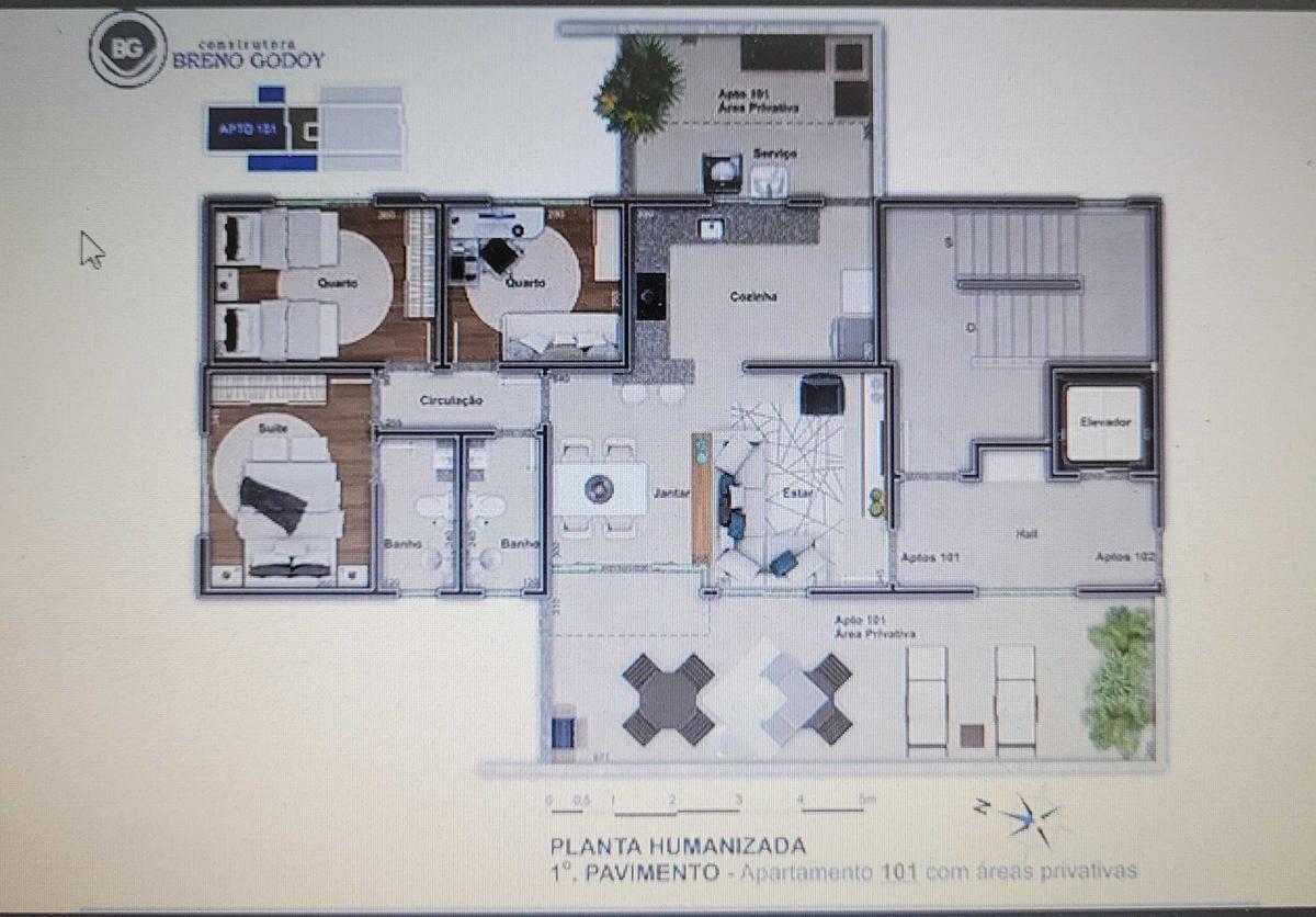 Apartamento, Ana Lúcia, 3 Quartos, 2 Vagas, 1 Suíte