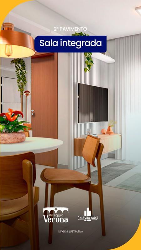 Apartamento, Bandeirinhas, 2 Quartos, 1 Vaga