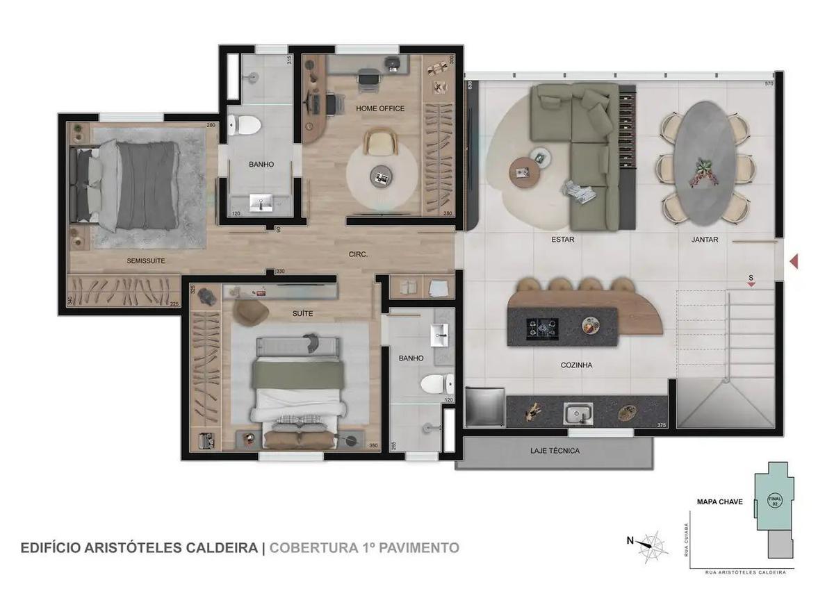 Apartamento, Prado, 3 Quartos, 2 Vagas, 1 Suíte