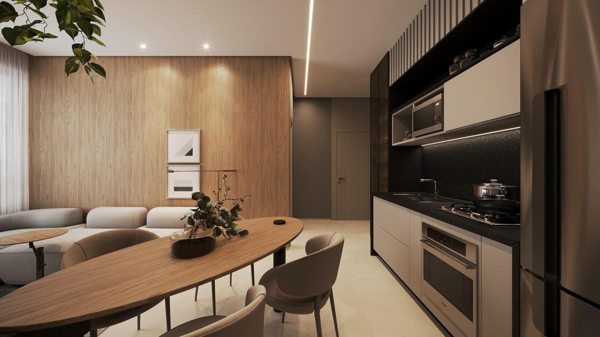 Apartamento, Funcionários, 1 Quarto, 1 Vaga, 1 Suíte