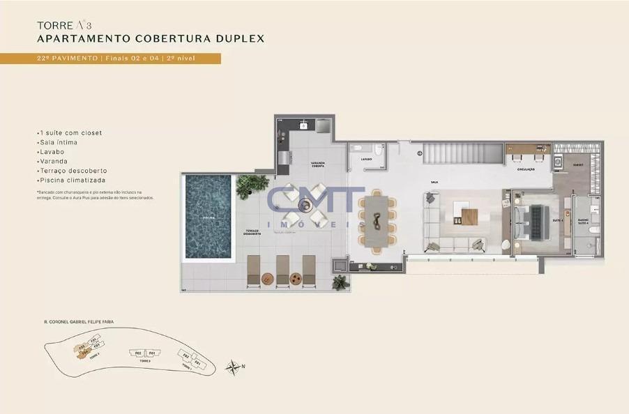 Cobertura, Jardinaves, 4 Quartos, 4 Vagas, 4 Suítes