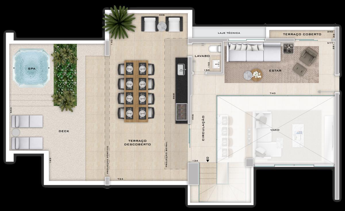 Cobertura, Cruzeiro, 4 Quartos, 4 Vagas, 2 Suítes