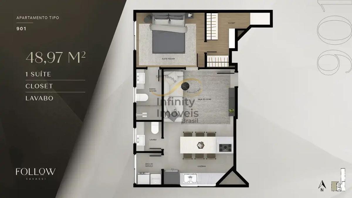 Apartamento, Savassi, 2 Quartos