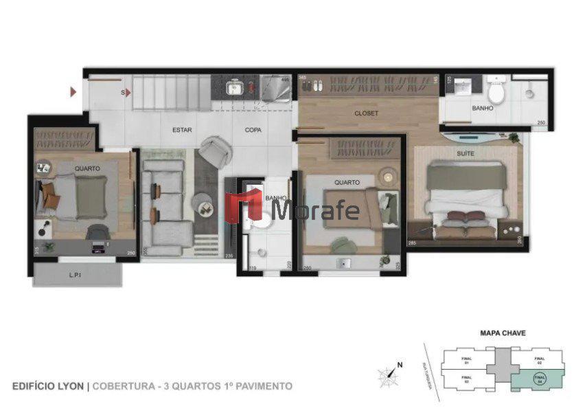 Apartamento, Prado, 2 Quartos, 2 Vagas, 1 Suíte