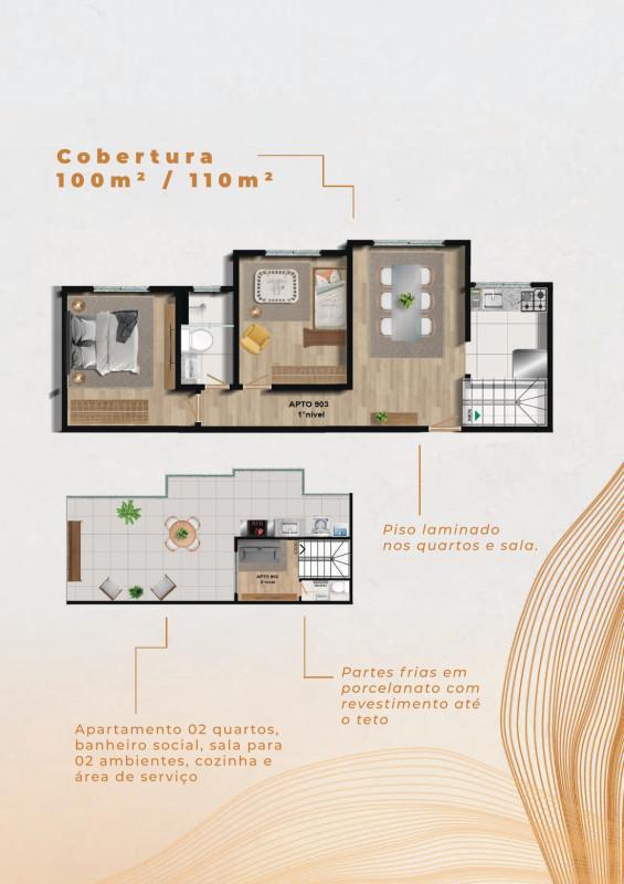 Apartamento, Gameleira, 2 Quartos, 1 Vaga