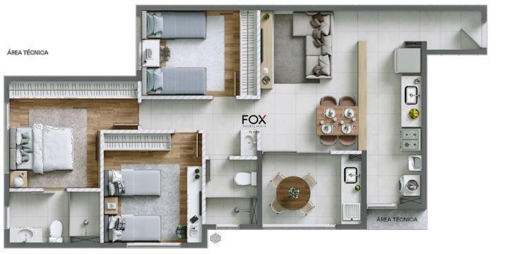Apartamento, Serra, 2 Quartos, 1 Vaga, 1 Suíte