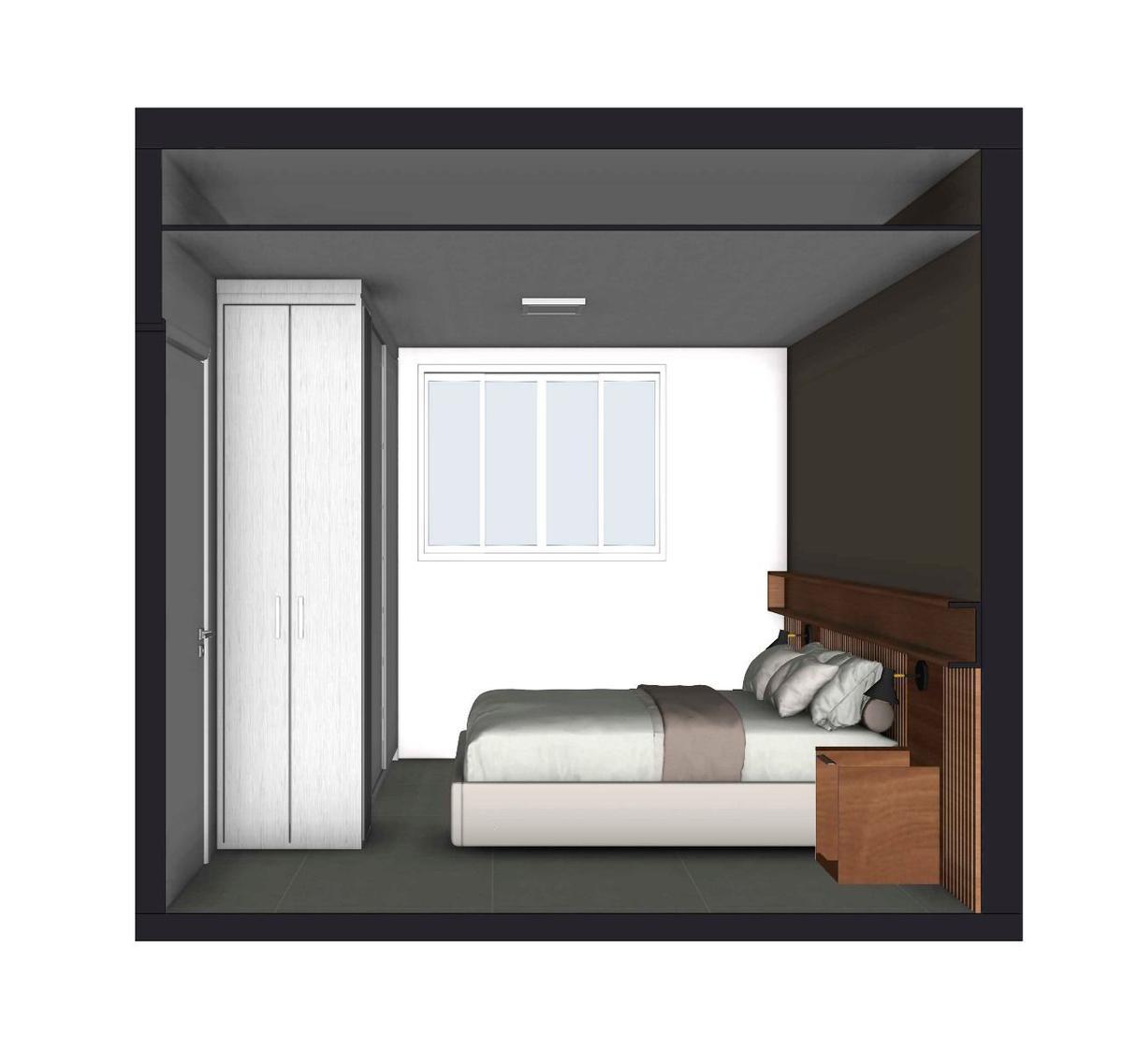 Apartamento, Pedro II, 1 Quarto, 0 Vaga