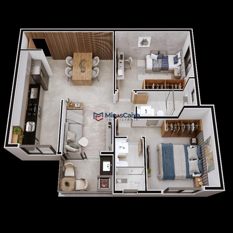 Apartamento, Bom Retiro, 2 Quartos, 1 Vaga, 1 Suíte
